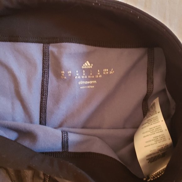 Adidas Climawarm Women's Medium Leggings Cold Weather Tight - Picture 3 of 7